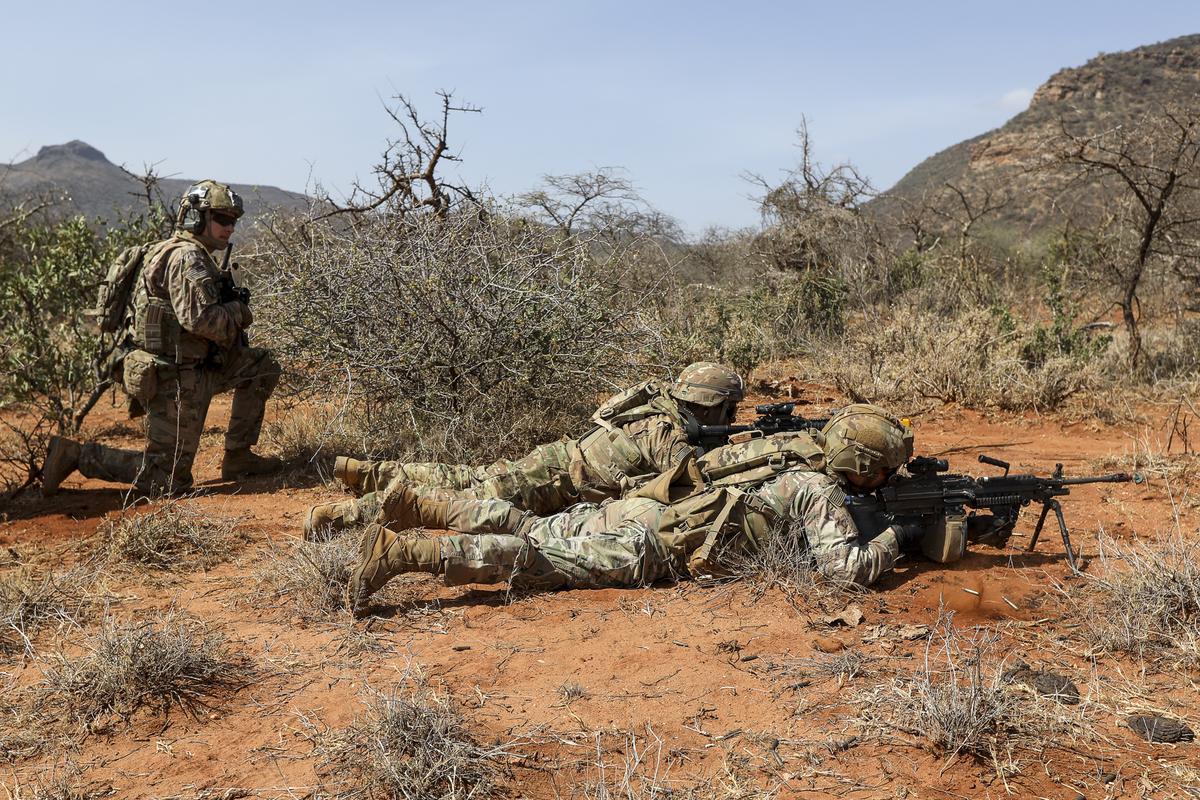 EEUU monta en la sabana de Kenia su mayor maniobra militar en África del Este