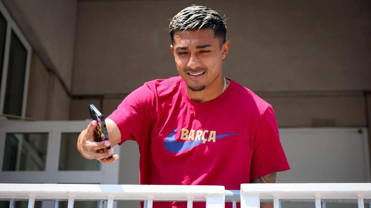 Jualián Araujo, en la pretemporada de Estados Unidos