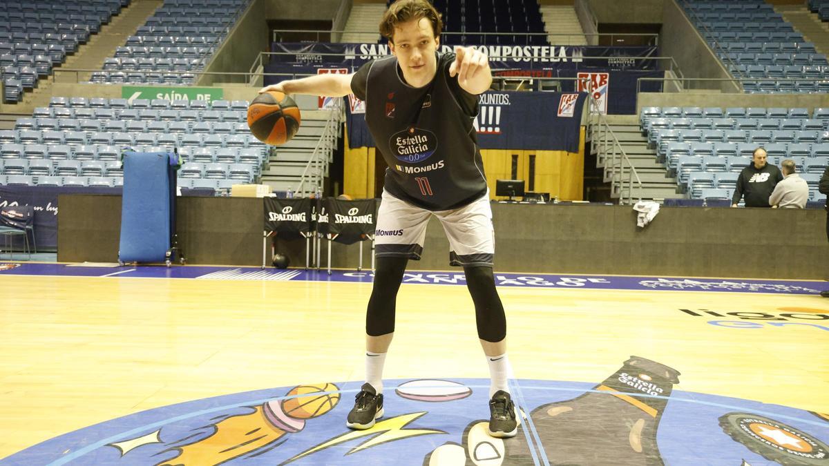 El jugador del Obradoiro Marek Blacevick