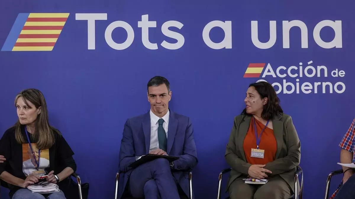 Sánchez se compromete ante las víctimas de la dana a visitar la zona cero y a un funeral de Estado