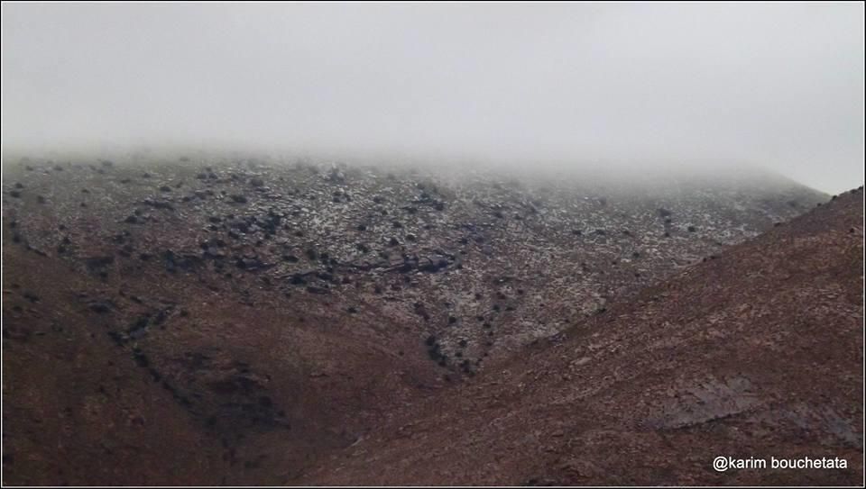 Nieve en el desierto del Sáhara