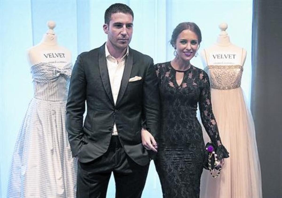 Miguel Ángel Silvestre i Paula Echevarría, en la presentació de ’Velvet’ al MIP-TV de Cannes (França). Miguel Ángel Silvestre i Paula Echevarría, en la presentació de ’Velvet’ al MIP-TV de Cannes (França).