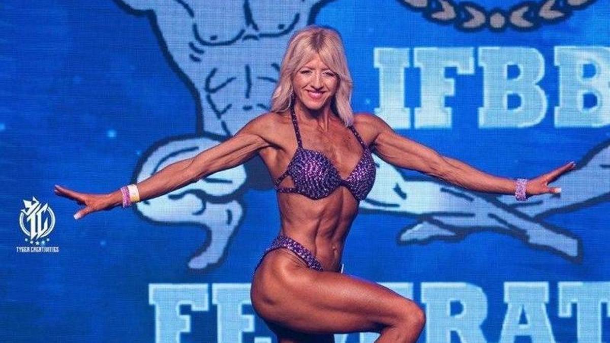 Caride, en una competición.