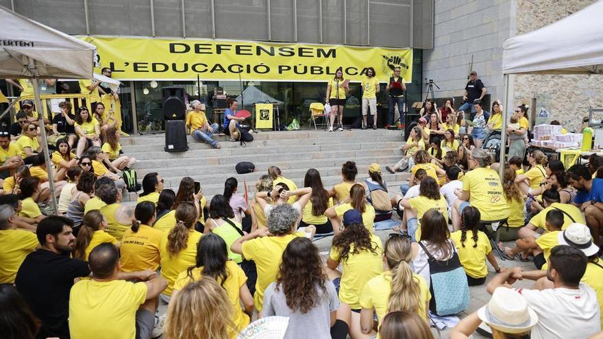 El seguiment de la vaga docent a Girona i la Catalunya Central se situa en el 9,2%