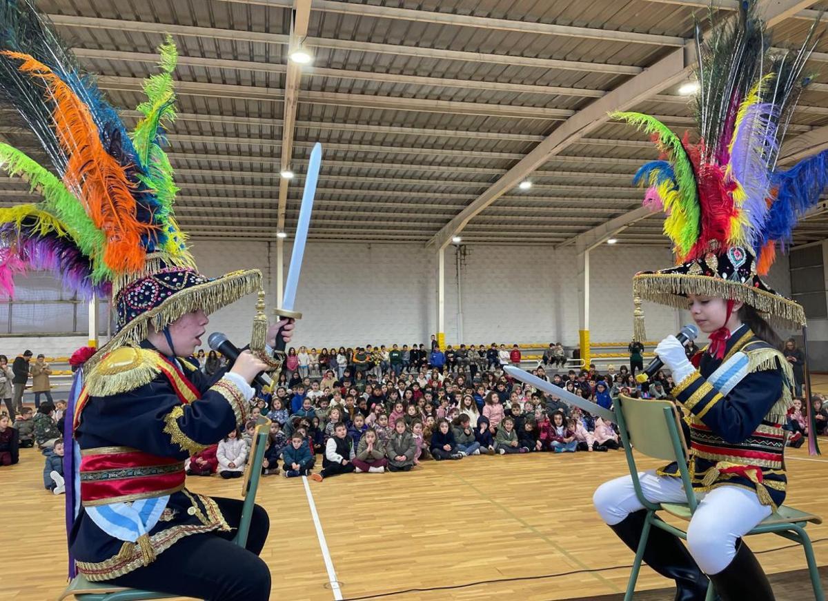 Un instante del Alto dos Xenerais del CEIP de Silleda celebrado en el polideportivo. | CEIP DE SILLEDA