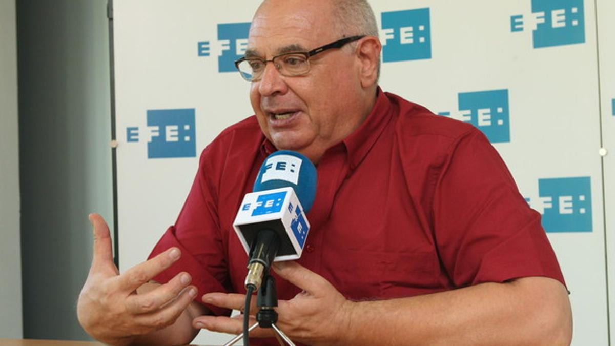 Lluis Rabell, durante la entrevista con la agencia Efe.