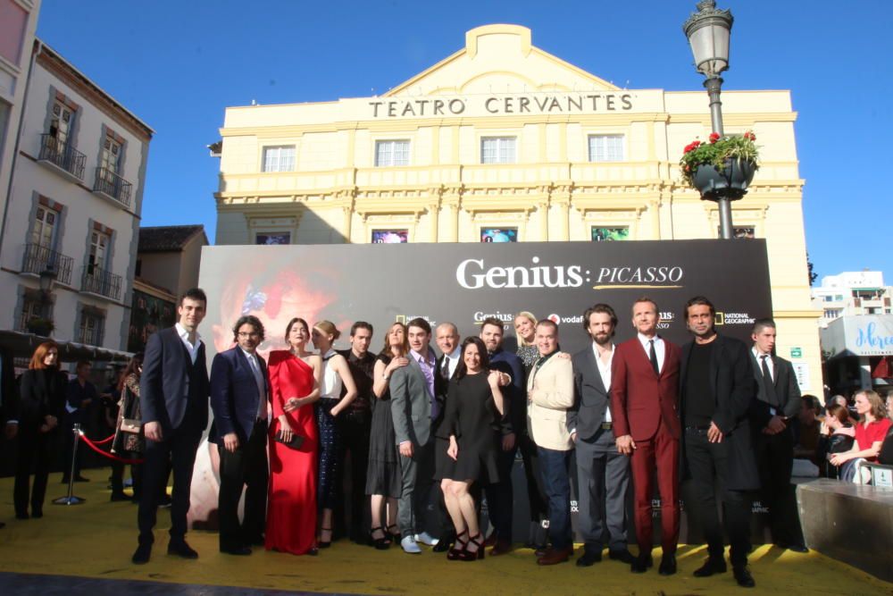 La segunda temporada de la serie documental en la que Antonio Banderas da vida a Picasso celebra su pre estreno en Málaga.