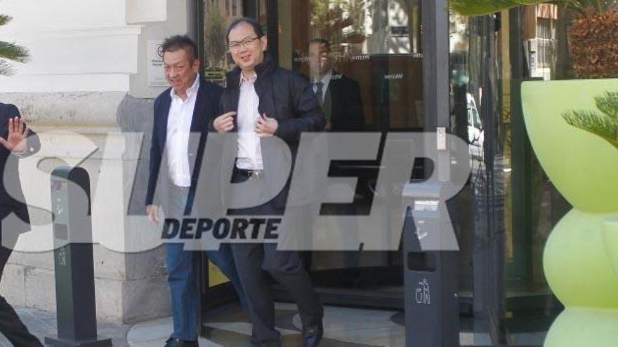 Peter Lim, reunido en Valencia con Laporta