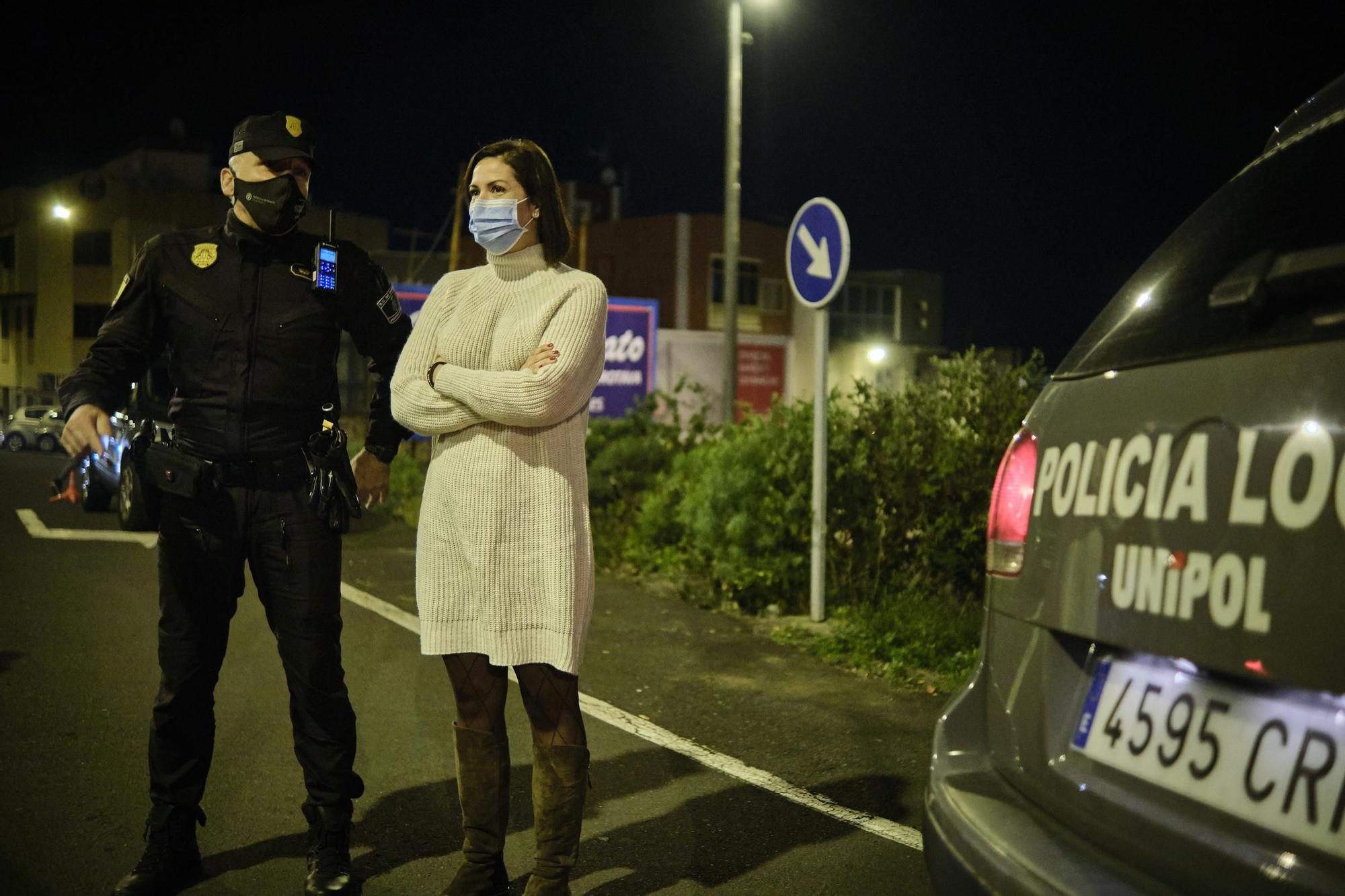 Nochevieja con la Policía Local de Santa Cruz