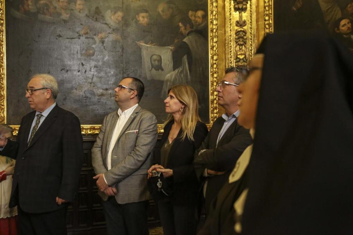 Pruebas en el camarín de la Santa Faz