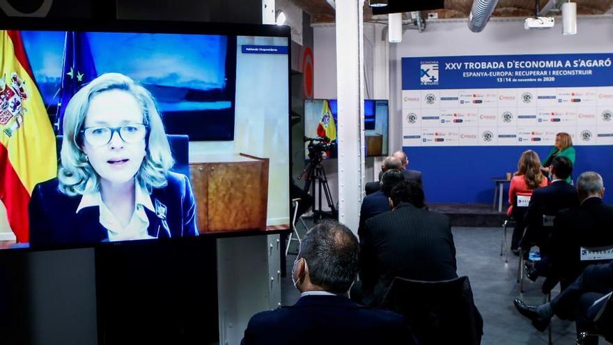 Nadia Calviño ha participado en un encuentro económico.