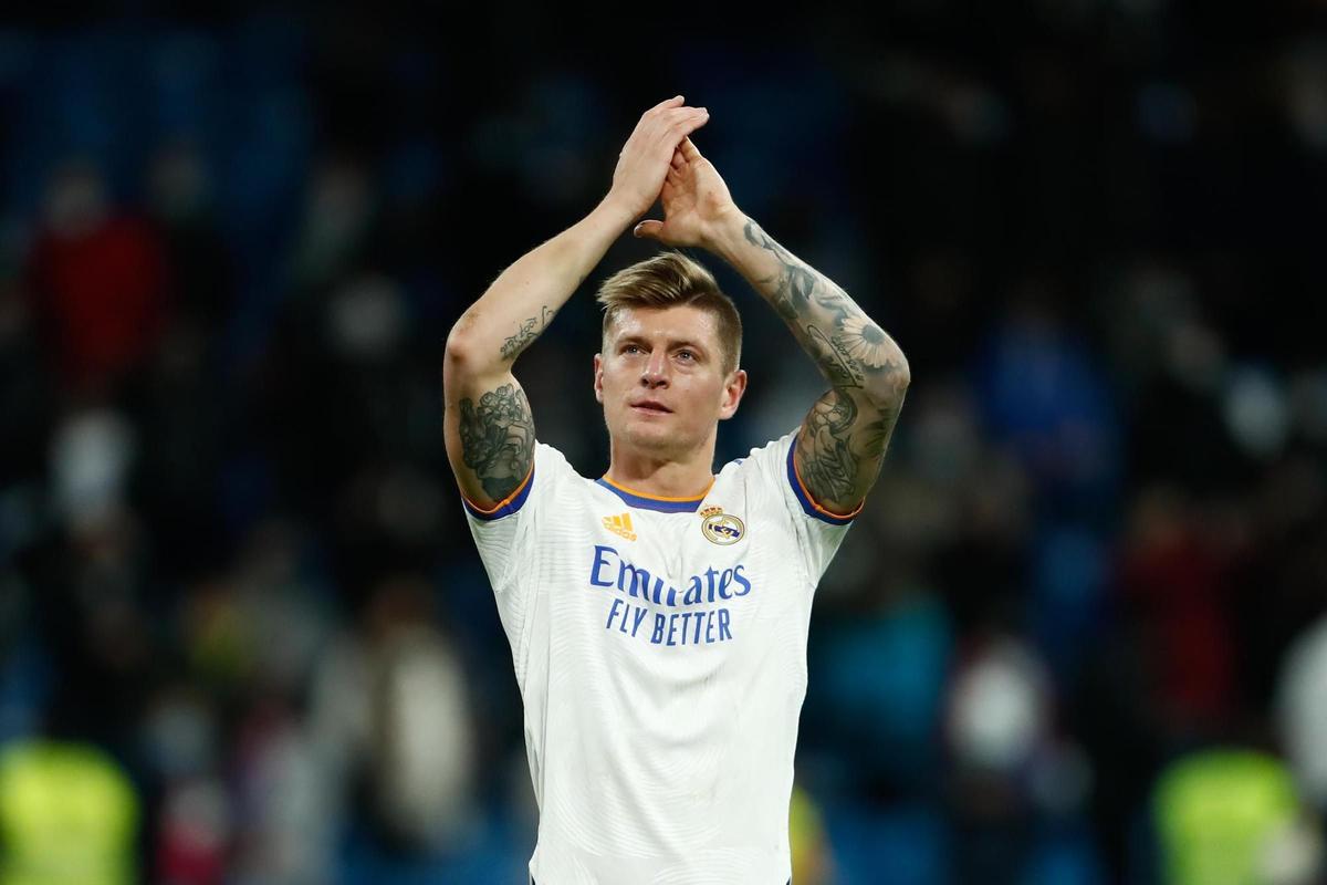 Toni Kroos, durante un partido con el Real Madrid.