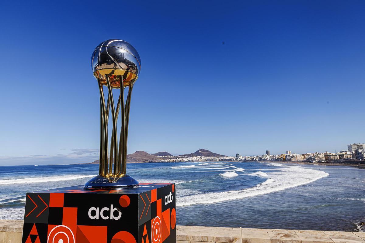 El trofeo de la Copa del Rey.