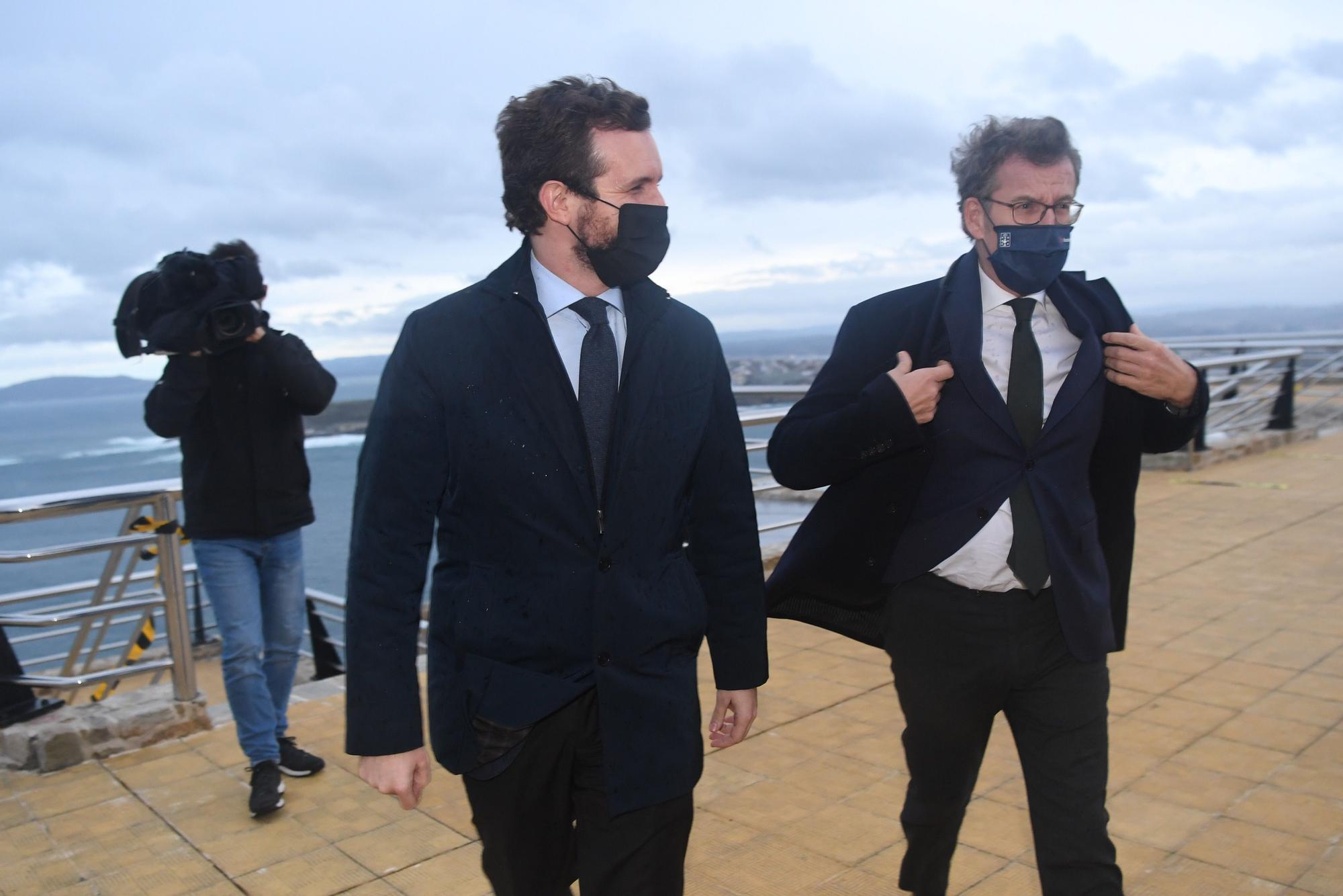 Pablo Casado, en A Coruña