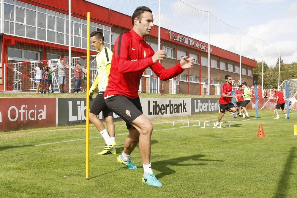 Entrenamiento del Sporting