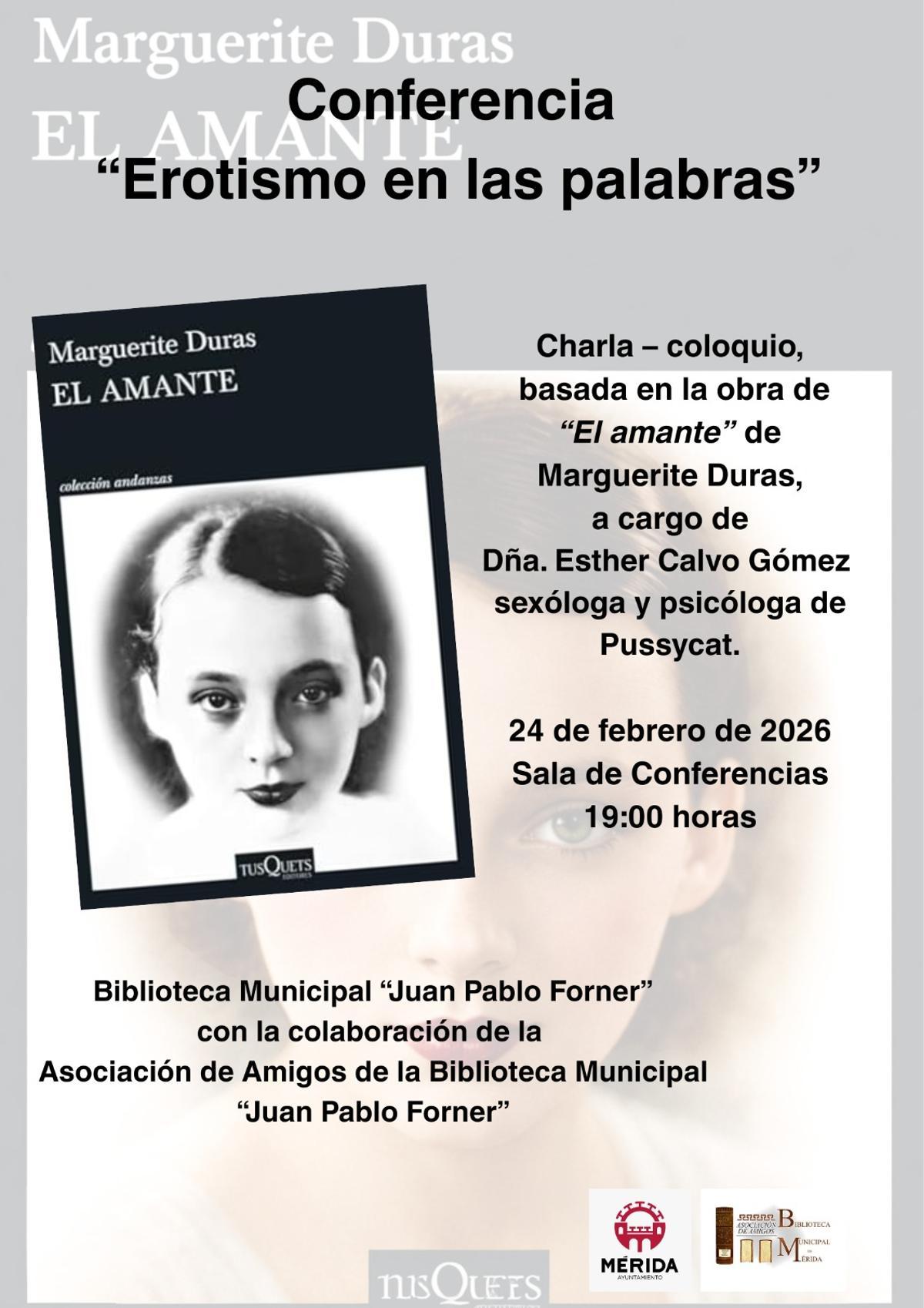Cartel del encuentro literario.