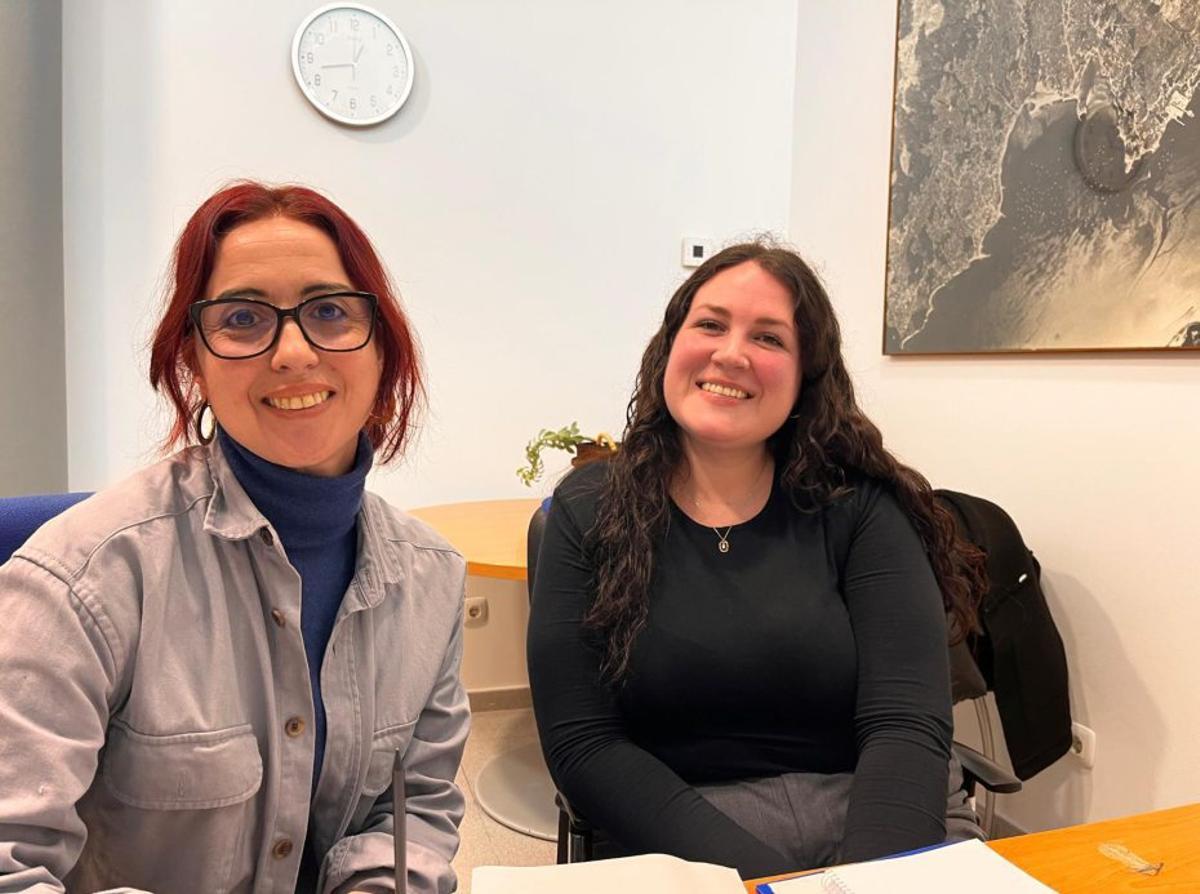 María Sanluis y Noelia Romero.