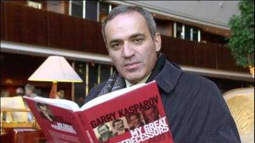 El número uno mundial del ajedrez, Garry kasparov, en una fotografía de archivo.