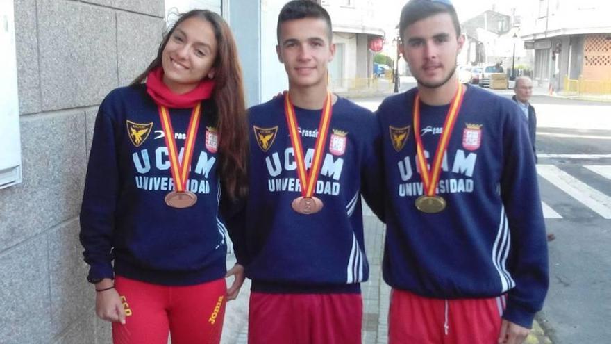 Tres medallas para los atletas murcianos en  el Nacional de Marcha