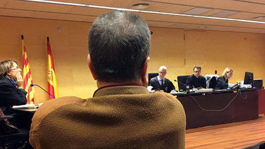 D&#039;esquenes, el condemnat durant el judici a l&#039;Audiència de Girona
