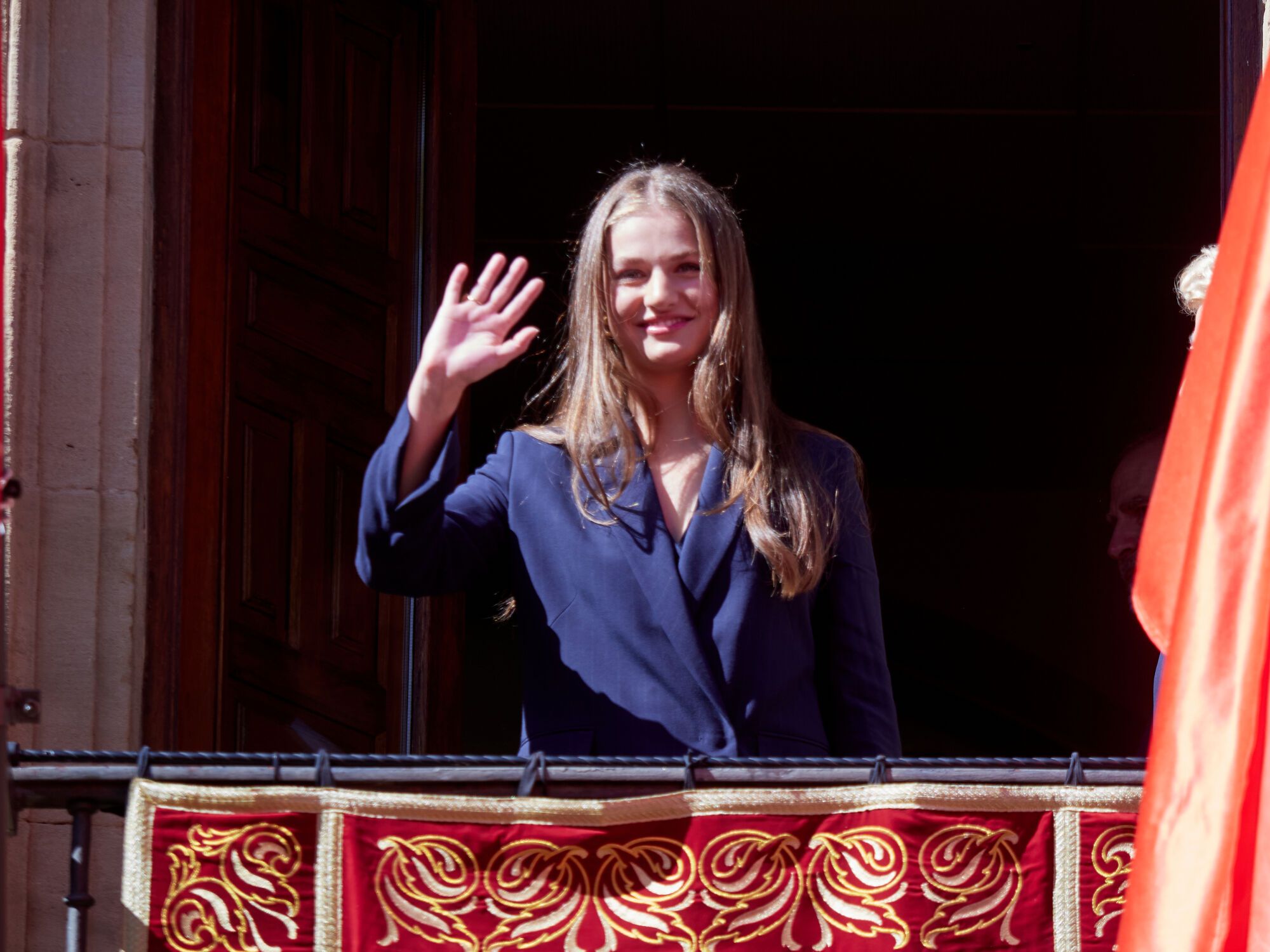 EN IMÁGENES: Leonor se da un baño de multitudes en su estreno como Princesa de Viana