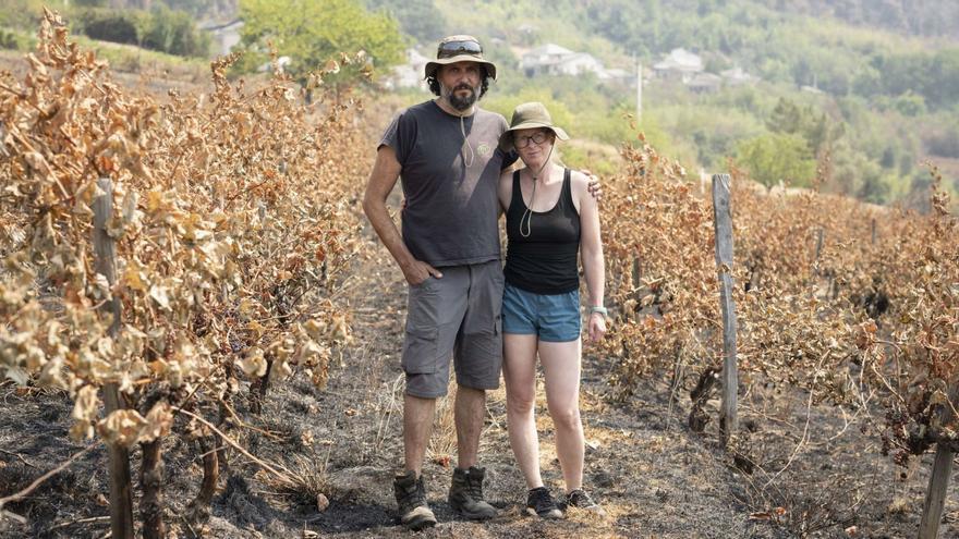 El fuego no pudo con el sueño rural de Eliska: «Aquí seguiremos»