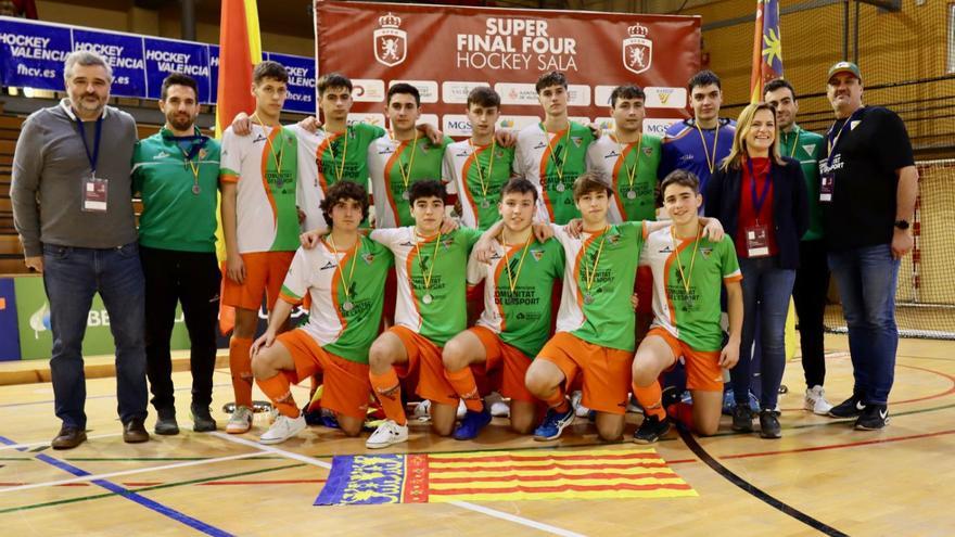 Los juveniles del Giner de los Ríos, subcampeones de España