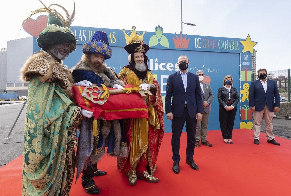 Llegada de los Reyes Magos a Las Palmas de Gran Canaria