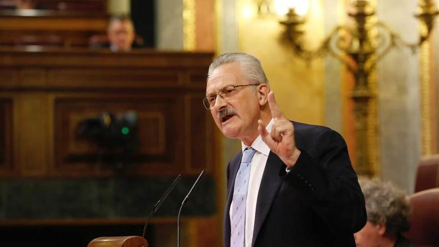 El socialista Antonio Trevín, en el Congreso de los Diputados.