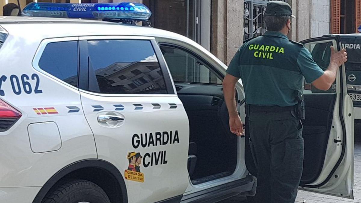 Un vehículo de la Guardia Civil.