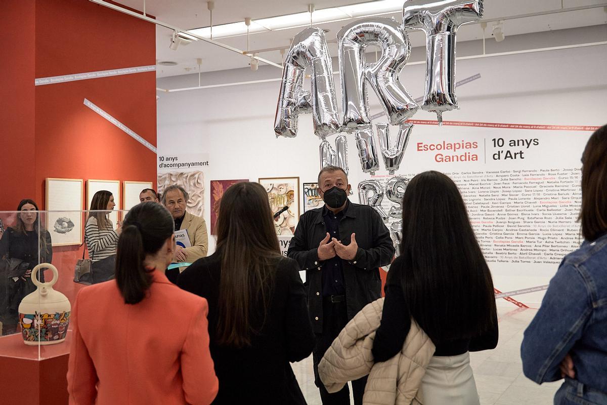 Un momento de la inauguración de ARTniversari.