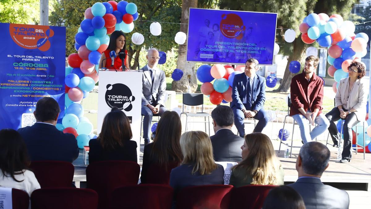 Acto de presentación del Tour del Talento en Córdoba.