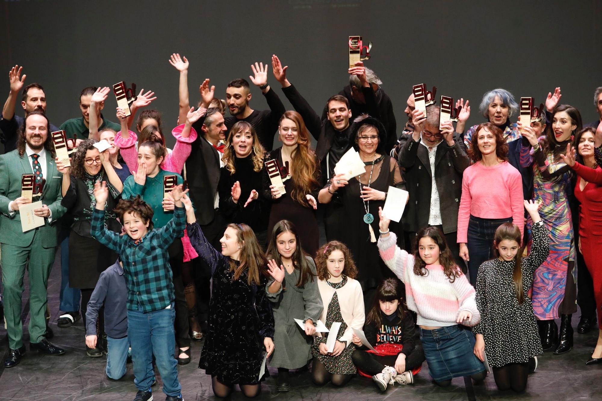 En imágenes: El Teatro Jovellanos acoge la entrega de los Premios "Oh!" a las artes escénicas