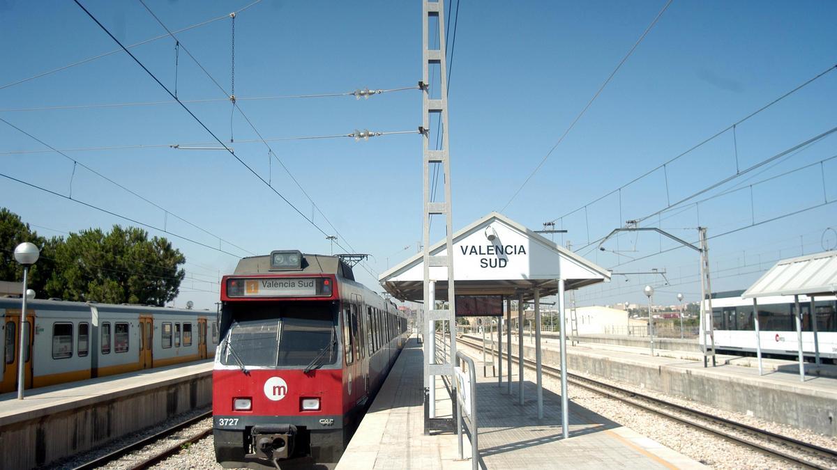 Estacion de metro Valencia Sud, en una imagen de archivo.