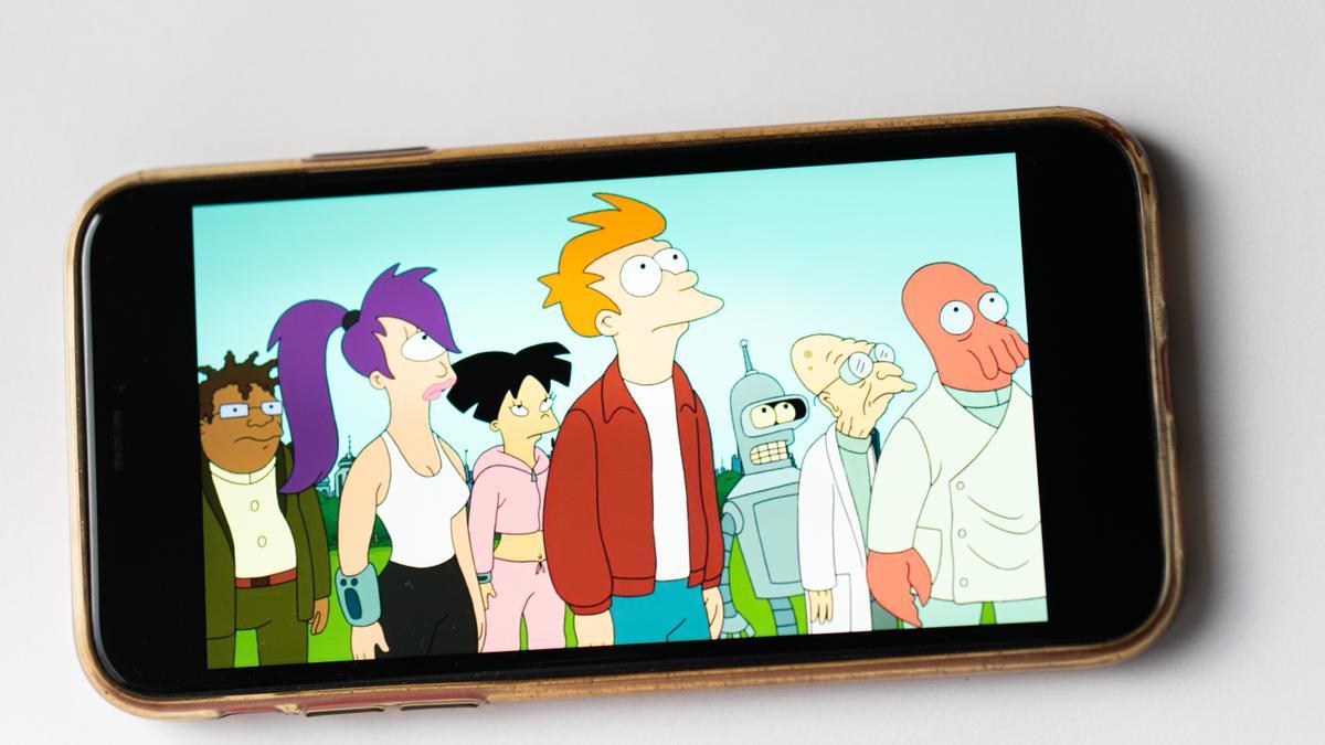 Personajes de la serie 'Futurama'.