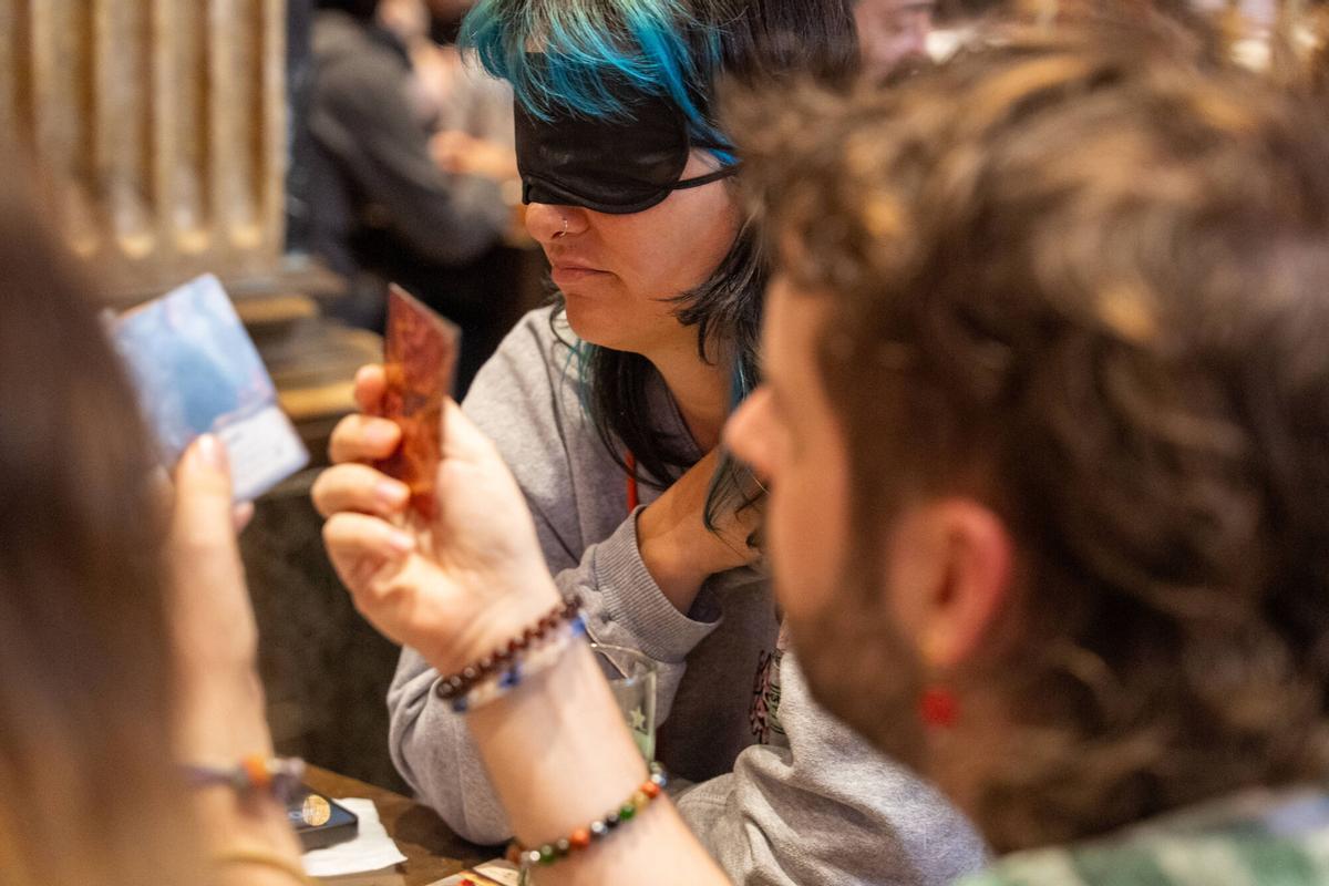 Encuentro de juegos de mesa en la Estación de Francia de Barcelona. El evento es organizado por Kleff, la comunidad de juegos de mesa más grande de Europa