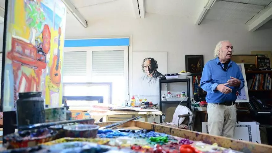 José María Barreiro nos abre su estudio de Bueu