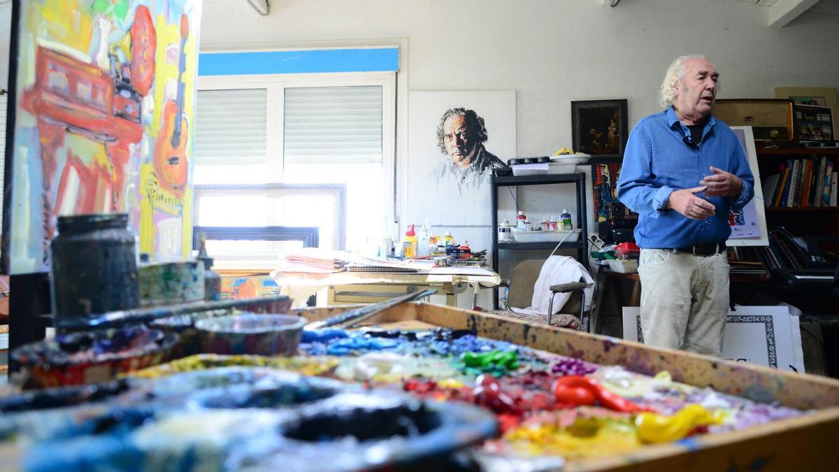 José María Barreiro nos abre su estudio de Bueu
