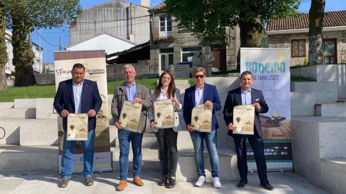 A presentación do concerto tivo lugar onte pola tarde na Praza de Oseira.