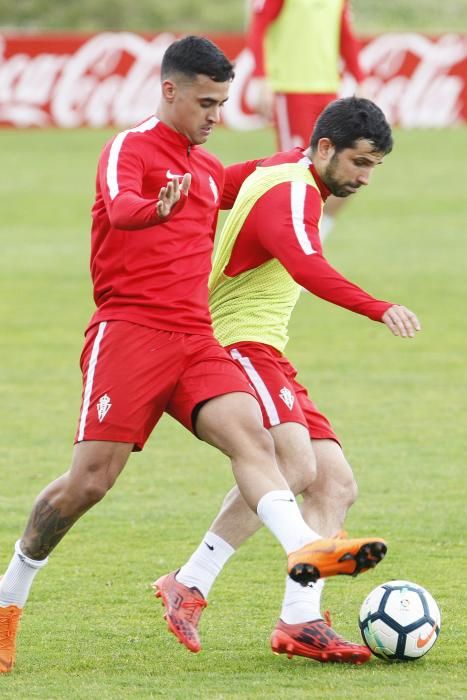 Entrenamiento del Sporting