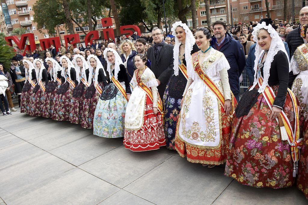 Las mejores imágenes de la 'mascletá' de Murcia