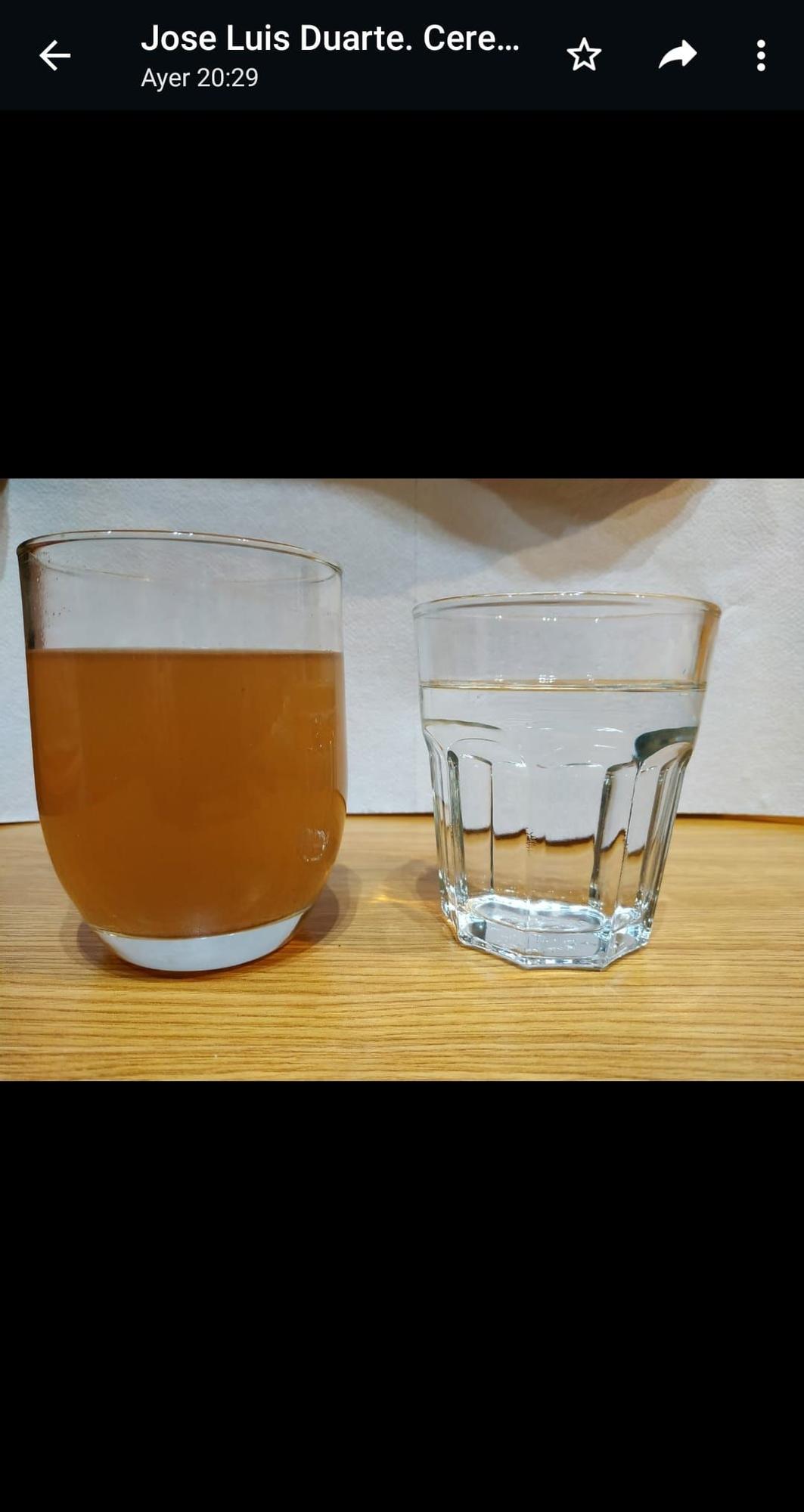 FOTOGALERÍA | Así sale el agua del grifo en Nuñomoral