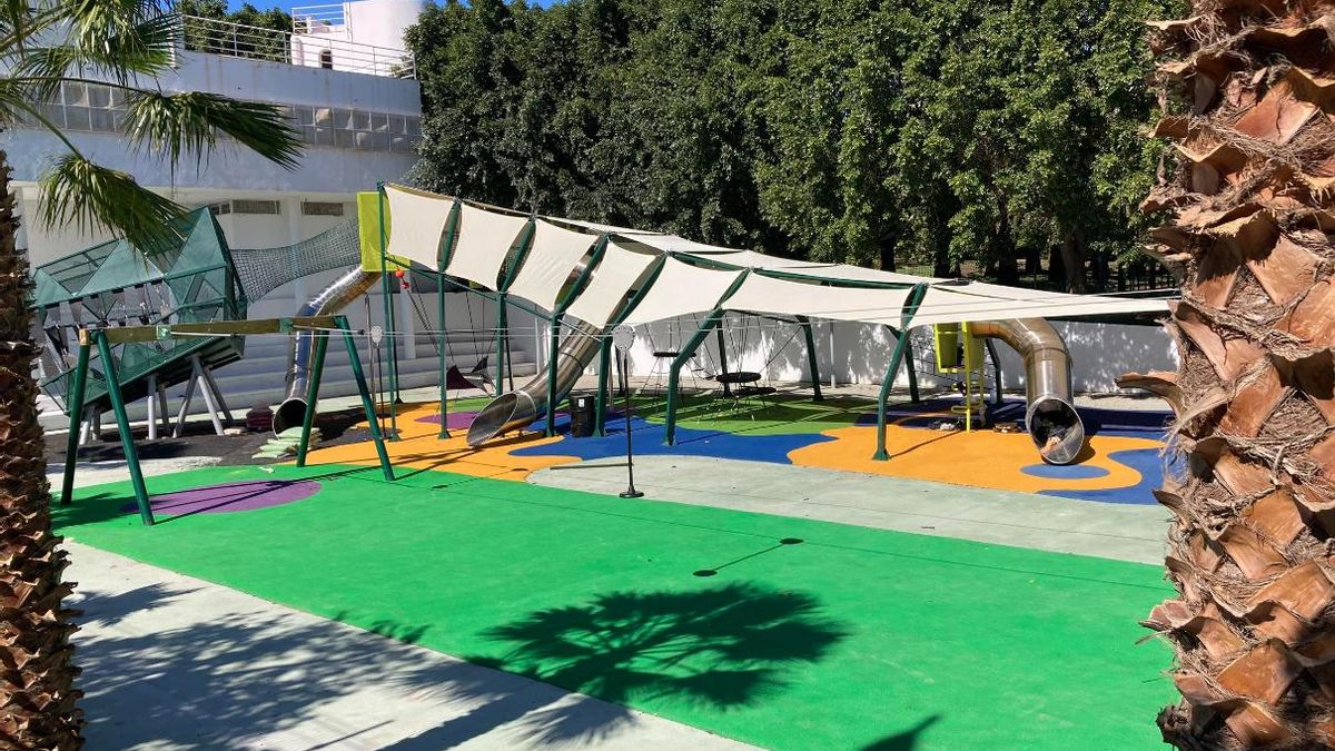 Nuevo parque infantil en Chimisay.