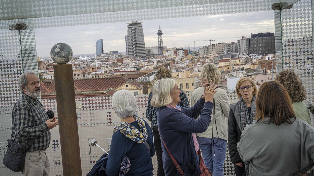 Vistas des de la torre del Convent dels Àngels, uno de los espacios incluidos en el 48h Open House Barcelona.