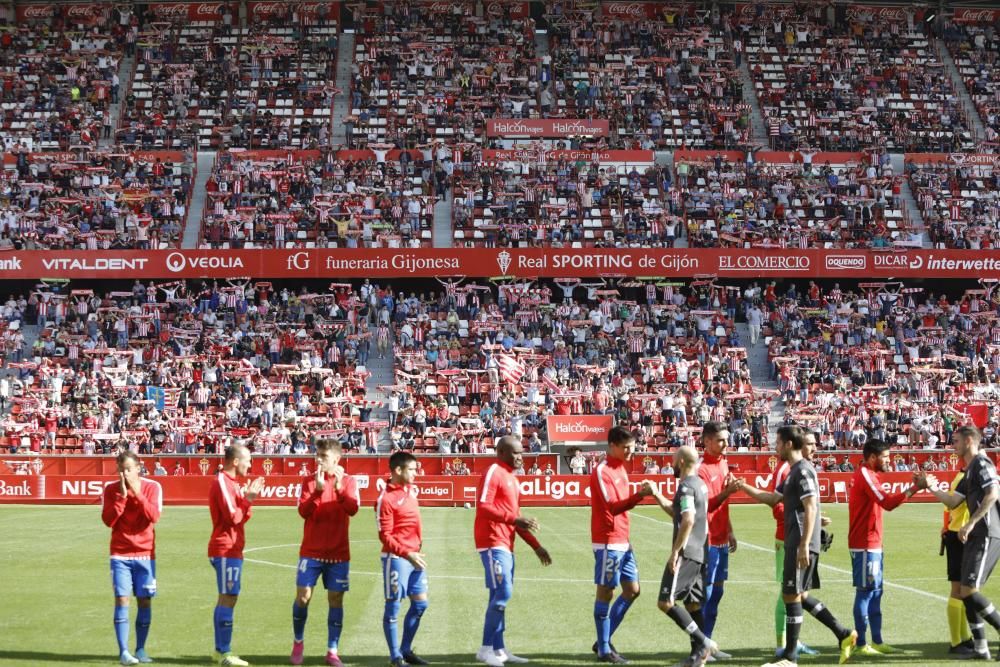 El Sporting 1 Alcorcón 3 en imágenes