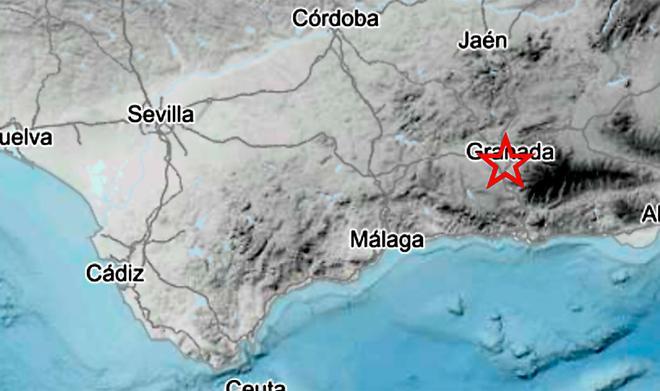 Un fuerte terremoto de 5 grados en Granada se siente en 10 provincias españolas, seis de ellas en Andalucía