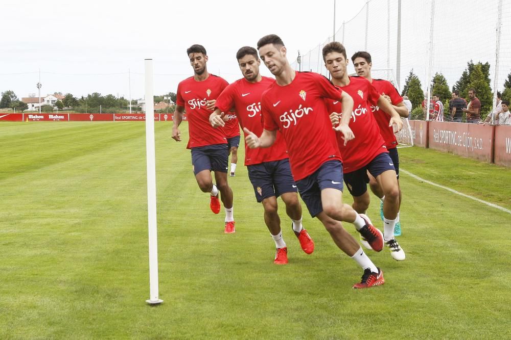 Entrenamiento del Sporting