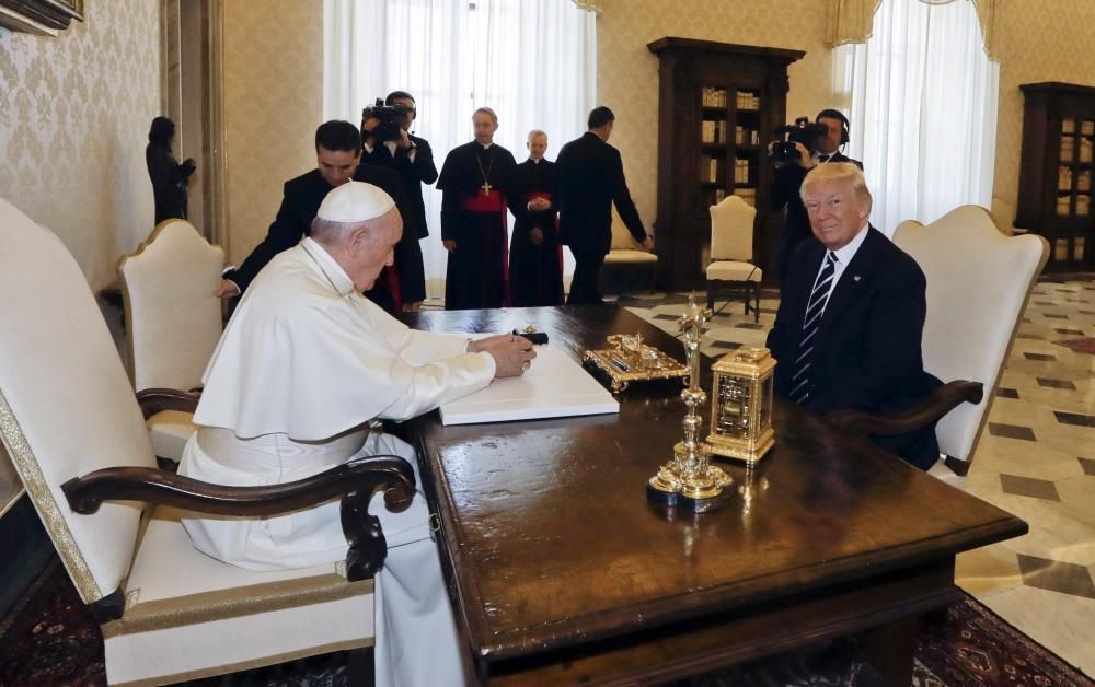 Encuentro de Trump y el Papa en el Vaticano