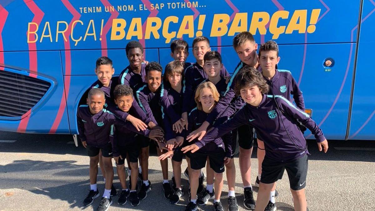 El Alevín A del Barça que participará en el torneo