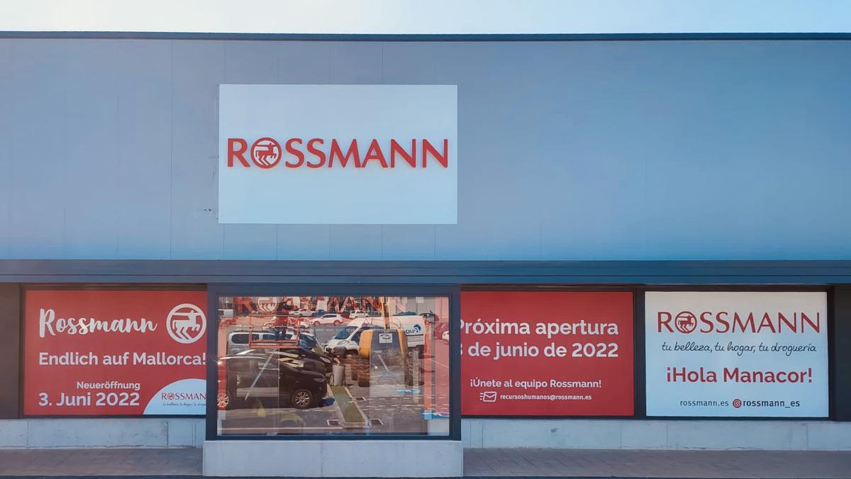 So wird sie aussehen, die neue Rossmann-Filiale in Manacor auf Mallorca.